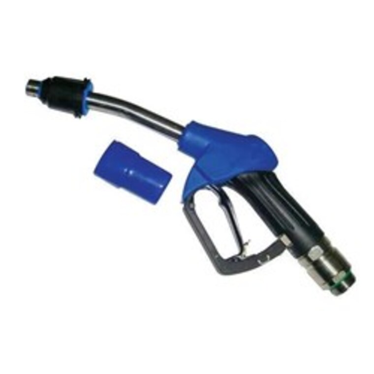 Automatic AdBlue shut-off nozzle