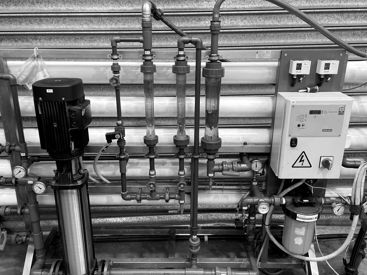 High-purity water treatment plant