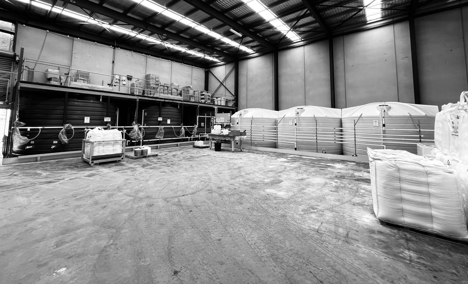 Liquidia AdBlue production and storage tanks