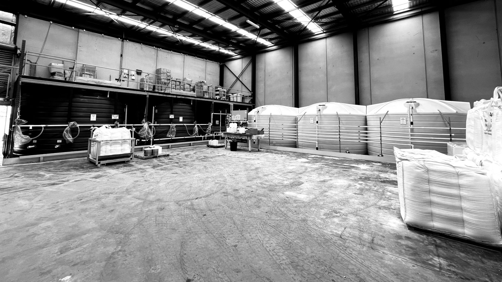 Liquidia AdBlue plant with production and storage tanks