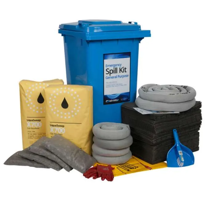 Liquidia spill kits and absorbents